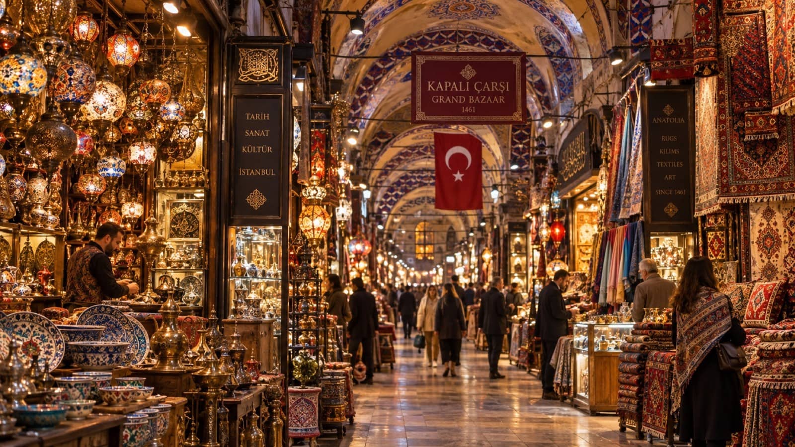 İstanbul'un tarihi sokaklarında yürüyüş